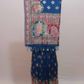 Royal Blue Designer Printed Saree Traditional Ethnic Pallu Tassel Border