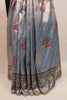 Sky Blue Banarasi Silk Saree with Zari Weaving Designer Border