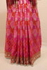 Pink Designer Silk Saree Heavy Embroidered Zari Border