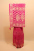 Pink Banarasi Silk Saree Gold Zari Floral Weaving Traditional Saree