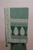 Dark Green Banarasi Silk Saree Silver Zari Weaving Traditional Saree