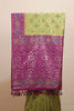 Olive Green Magenta Traditional Silk Saree Woven Border Rich Designer Pallu