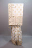  Off-White Silk Saree Gold Paisley Motifs Embroidered Border 