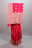 Rani Pink Banarasi Silk Saree Zari Embroidery Heavy Designer Border 