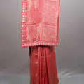 Red Banarasi Silk Saree Zari Weaving Designer Border Traditional Saree