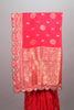 Red Banarasi Silk Saree Heavy Gold Zari Designer Border Rich Pallu