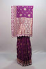 Royal Purple Banarasi Silk Saree Heavy Gold Zari Designer Border Rich Pallu