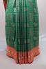 Green Red Banarasi Silk Saree Zari Weaving Pattern Design Designer Border