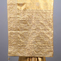 Golden Jacquard Silk Saree with Zari Woven Design Rich Border