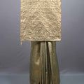  Olive Green Gold Jacquard Silk Saree Zari Woven Design Rich Border