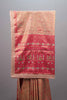 Peach Pink Kanjivaram Silk Saree Zari Weaving Motifs Designer Border Pallu