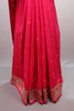 Rani Pink Silk Saree Heavy Embroidery Elephant Motif Stone Designer Border