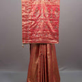 Red Kanjivaram Silk Saree Heavy Zari Weaving Motifs Rich Border 