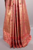 Red Kanjivaram Silk Saree Heavy Zari Weaving Motifs Rich Border
