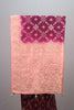 Wine Peach Kanjivaram Silk Saree Rich Zari Floral Motifs Designer Border