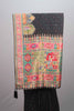 Designer Black Silk Saree Traditional Print Motifs Border Rich Pallu