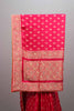 Red Silk Saree with Gold Zari Embroidery Heavy Designer Border