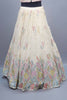 Off-White Embroidered Silk Lehenga Choli with Dupatta