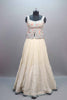 Pastel Blue Off-White Embroidered Lehenga Choli with Dupatta