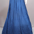 Navy Blue Silk Lehenga Choli Heavy Gold Embroidered Blouse Dupatta