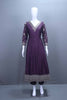 Elegant Purple Silk Anarkali Suit Dupatta Traditional Party Wear