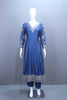 Elegant Blue Silk Anarkali Suit Dupatta Designer Party Wear