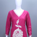 Elegant Magenta Suit Set with Dupatta Ethnic Wear