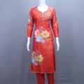 Elegant Red Salwar Suit with Dupatta Ethnic Wear Set