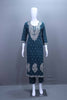 Teal Blue Salwar Suit Set Dupatta Traditional Ethnic Wear