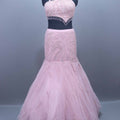 Elegant Light Pink Net  Mermaid Lehenga Choli Dupatta Designer