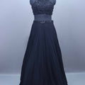 Designer Black Crop Top Skirt Set Stylish Party Wear