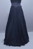 Designer Black Crop Top Skirt Set Stylish Party Wear