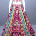 Multicolor Designer Bridal Lehenga Choli Dupatta Festive Wear