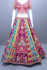 Multicolor Designer Bridal Lehenga Choli Dupatta Festive Wear