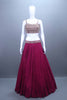 Designer Maroon Lehenga Skirt Handwork Choli Set