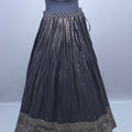 Black Gold Brocade Lehenga Set Blouse Dupatta Festive Wear