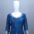 Blue Embroidered Salwar Suit with Dupatta Ethnic Wear