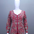 Red Embroidered Salwar Suit with Dupatta Festive Wear