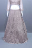 Ivory Bridal Lehenga Choli with Heavy Embroidery Net Dupatta