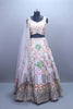 White Embroidered Lehenga Choli Set with Dupatta 