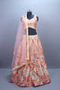 Traditional Pink Embroidered Lehenga Choli Set with Dupatta