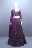 Designer Purple Lehenga Choli with Net Dupatta 
