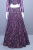 Designer Purple Lehenga Choli with Net Dupatta