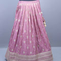 Pink Silk Designer Lehenga Choli with Dupatta
