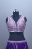 Royal Purple Lehenga Choli with Embroidered Dupatta