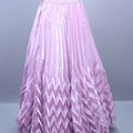 Onion Embroidered Silk Lehenga Choli with Net Dupatta
