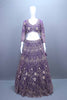 Royal Purple Heavy Lehenga Choli with Net Dupatta