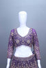 Royal Purple Heavy Lehenga Choli with Net Dupatta