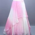 Stylish Pink Ombre Embroidered Lehenga Set  Halter Neck Blouse