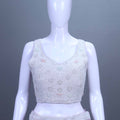 Pastel Lavender Embroidered Net Lehenga Set Crop Top and Cape Designer